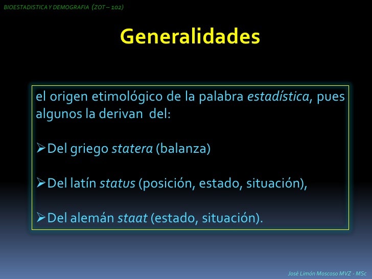 bioestadistica y demografia